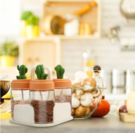Portable Kitchen Seasoning Shaker Jar